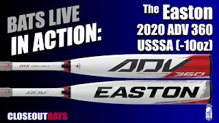 Closeoutbatscom Easton ADV 360 258quot Big Barrel USSSA Bat SL20ADV108 10oz 2020 [upl. by Zane663]