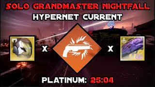 Solo Grandmaster Nightfall  Hypernet Current  Solar Hunter Mountain Top Testing Destiny 2 [upl. by Damalis]