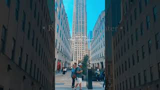 Rockefeller Center in New York nycvlogrockefellercenterholidaycityvibesvacation [upl. by Elwyn178]