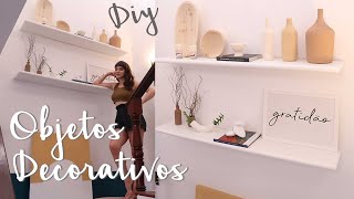 DIY Objetos Decorativos p Prateleiras amp Estantes  do Lixo ao Luxo [upl. by Atlas439]