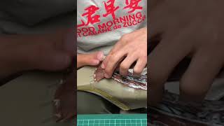 Shoe making Insole for flexible shoes shoemaker shoemaking [upl. by Solegnave872]