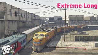 Extremely Long Freight  Grand Theft Auto V  China Railways 25T Series Passenger Coaches GTA V [upl. by Nnaik952]