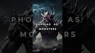 Phobias as monsters ai shorts phobia monster [upl. by Norok]