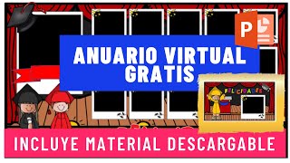 ANUARIO VIRTUAL EN POWER POINT gratis y editable\ Clausura Virtual [upl. by Anertac]