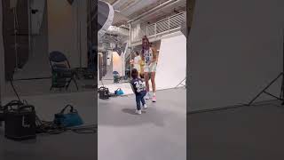 🥰 Napheesa Colliers Daughter on Minnesota Lynx Media Day short shorts shortvideo wnba wnba2024 [upl. by Eixam]