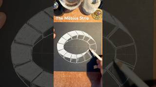 How to draw the Möbius Strip freehand with guides Fast [upl. by Dorry]