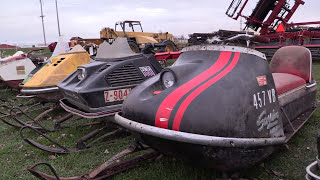 Vintage Snowmobile Auction Zumbrota MN [upl. by Strade]