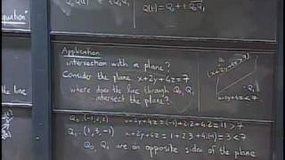 Lec 5 Parametric equations for lines and curves  MIT 1802 Multivariable Calculus Fall 2007 [upl. by Nonnahsal]