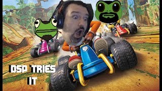 DSP Tries it Crash Team Racing Salt amp Strange Fan Interaction [upl. by Bevin]