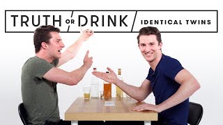 Identical Twins Play Truth or Drink  Truth or Drink  Cut [upl. by Tammie]