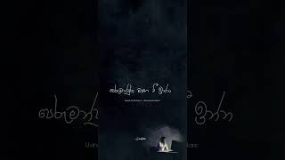 Dannawada adare  Uvindu Ayshcharya  lyric video music [upl. by Laverne]