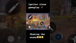 Igniter class gameplay chasing the enemy🥷🏻 callofduty callofdutymobile gaming codmobile fyp [upl. by Kitarp332]