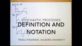 SP 31 Stochastic Processes  Definition and Notation [upl. by Platon]