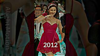 Alia Bhatt 💓 Journey From 2012 to 2022 💞 aliabhatt journey [upl. by Auqenahc655]