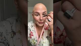 POPPY WIG TRY ON WITH BALD MOTHER TUCKER ❤️ hairloss wigreview wiginstall wigtutorial wigs wig [upl. by Acirretahs]