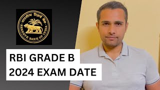 RBI Grade B Exam date 2024 UPDATE [upl. by Benildis713]