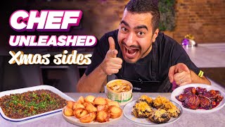 CHEF KUSH UNLEASHED NO LIMITS Christmas Side Dishes  Sorted Food [upl. by Emie]