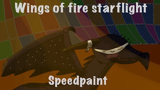 Wings of fire starflight speedpaint [upl. by Eadrahc454]