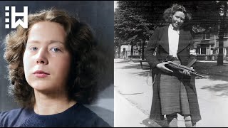 From innocent student to ruthless killer of the Nazis  Execution of Hannie Schaft [upl. by Anelrad]