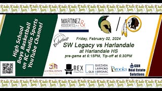 Boys Basketball SW Legacy vs Harlandale at Harlandale HS February 02 2024 [upl. by Suiradal]