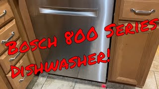 Bosch 800 Series Dishwasher with Crystal Dry overview and review [upl. by Bogusz]