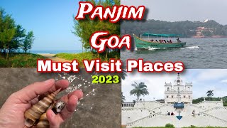 Panjim Places To Visit Goa  Virgin Merry Church Dolphin Point  Caranzalem Beach  Panjim Goa [upl. by Lorie]