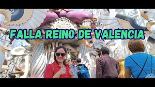 FALLAS VALENCIA 2024 entro a la falla REINO DE VALENCIA  DUQUE DE CALABRIA sección especial [upl. by Newhall693]