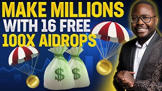 🤑 Make MILLIONS with 16 FREE 100X Crypto Airdrops 🚀 [upl. by Mendy934]