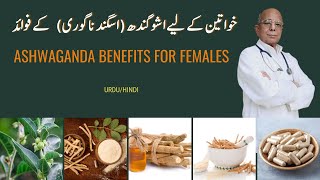 Ashwagandha Benefits For Females  اسگندھ ناگوری اور خواتین کے امراض  Urdu  हिंदी  Drjeelani [upl. by Grekin]