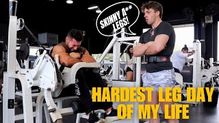 FULL LEG WORKOUT AT ALPHALAND  3 DAYS POST SHOW [upl. by Ennyrb]