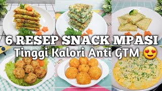 6 RESEP SNACK MPASI TINGGI KALORI ANTI GTM  SNACK MPASI BAYI  MPASI DARI KENTANG DAN TELUR [upl. by Euqininod537]