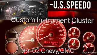 How to install US Speedo Face Overlay on a Chevy [upl. by Rexana]