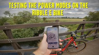 Testing the power modes on the Ribble e bike… [upl. by O'Conner]