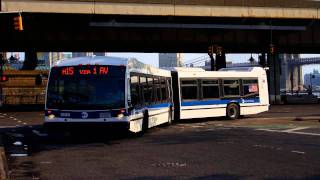 MTA New York City Bus 2010 NovaBus LFS Articulated 1289  Audio Recording [upl. by Lazar545]