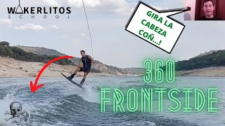 360 WAKEBOARD  Como hacer 360 Frontside español🚤 [upl. by Bernette]