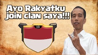 PRESIDEN Bapak Joko Widodo Mempromosikan Clannya  Ayo buruan gabung sebelum penuh [upl. by Onilatac]