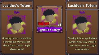 How To Get Lucidus Totem in King Legacy  Luciduss Totem King Legacy [upl. by Kaczer]