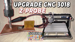 UPGRADE CNC 3018 PRO ZPROBE  Z Axis tool probe  GRBL  EASEL  SUB [upl. by Palua468]