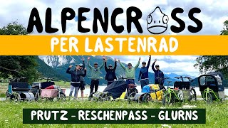 Etappe 2 Prutz  InnTal  Reschenpass  Glurns  Alpencross per Lastenrad [upl. by Kirre978]