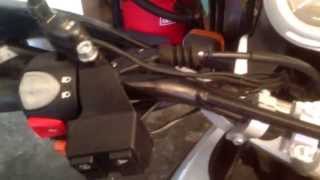 BMW G650GS Single ABS Switch relocation Risers and Rant [upl. by Euqinot667]