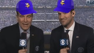 Jim Nantz amp Tony Romo Will Call VikingsCowboys on Sunday [upl. by Noxas663]