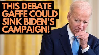 Joe Bidens awkward moment in US Election Debate with Donald Trump  2024 DEBATE HIGHLIGHTS [upl. by Anhcar]