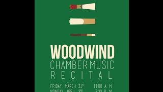 Live Student Woodwind Chamber Music Concert [upl. by Rj]