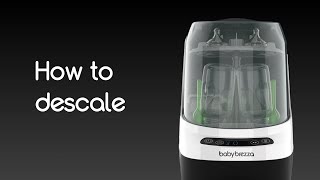 Baby Brezza Bottle Washer Pro  How To Descale [upl. by Llaccm]