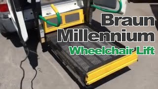 Braun millennium wheelchair lift Ford Transit [upl. by Kciregor]