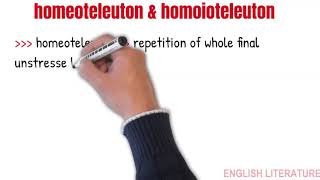 homeoteleuton amp homoioteleuton [upl. by Annayt]