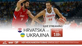 Hrvatska vs Ukrajina  HEP Međunarodni turnir Opatija 2017 M  UŽIVO [upl. by Mile475]