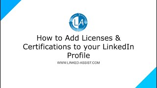 How to Add a Certificate to LinkedIn  4K [upl. by Leonerd]