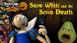 Annoying Orange  Storytime 4 Snow White and the 7 Dwarfs [upl. by Yerdna]