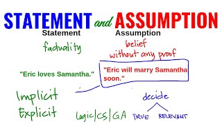 Statement and Assumption Tips and Tricks  Part 1 [upl. by Hedelman]